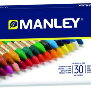 ESTUCHE 30 CERAS MANLEY MNC00077