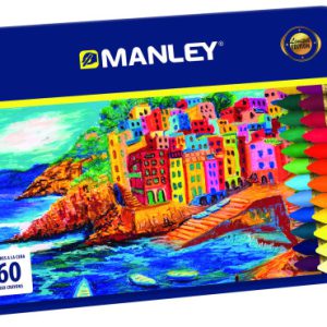 ESTUCHE 60 CERAS MANLEY MNC00060