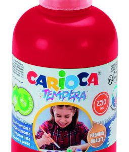 BOTELLA TEMPERA 250 ML. ROJO CARIOCA 40424/10