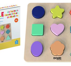PUZZLE DE FORMAS ENCAJABLES DE MADERA - A PARTIR DE 1 AÑOS DOHE 64010