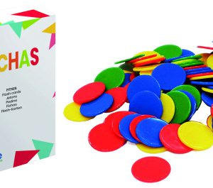 CAJA FICHAS DE VARIOS COLORES - A PARTIR DE 6 AÑOS DOHE 1009