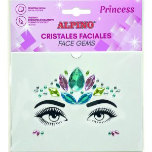 ALPINO GEMAS FACIALES ADHESIVAS PRINCESS ALPINO DL000630