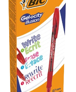 BOLIGRAFO DE GEL BORRABLE ROJO BIC 516524