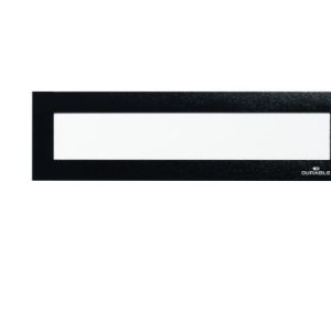 PACK 5 MARCOS INFORMATIVOS DURAFRAME MAGNETIC TOP 236X66MM NEGRO DURABLE 498601