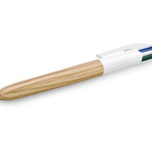 BOLÍGRAFO 4 COLORES WOOD BIC 508964