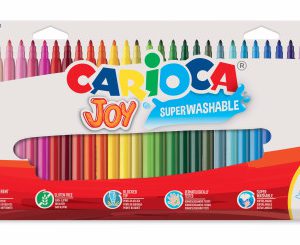 ESTUCHE 36 ROTULADORES JOY BOLSA CARTÓN CARIOCA 40556