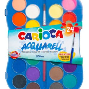 ESTUCHE 24 ACUARELAS CARIOCA 42405