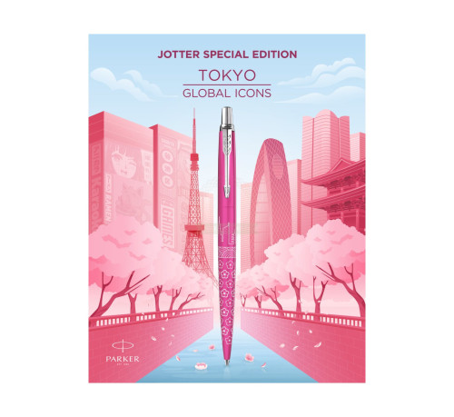 BOLIGRAFO JOTTER EDICIÓN ESPECIAL TOKYO PINK BP M BLU GB 2198195 PARKER 2198195 - Imagen 6