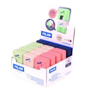 CAJA EXPOSITORA 30 GOMAS MIGA DE PAN 430 CON FUNDA SCHOOL, SERIE 1918 MILAN CMMS430SNC