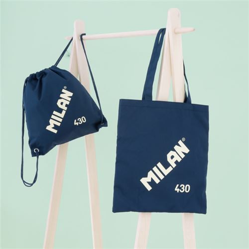 BOLSA TOTE BAG SERIE 1918, AZUL MARINO MILAN 62101SNCB - Imagen 2