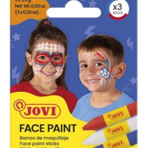 SET MAQUILLAJE FACE PAINT ESTUCHE DE 3 BARRAS ADVENTURE JOVI 175AD