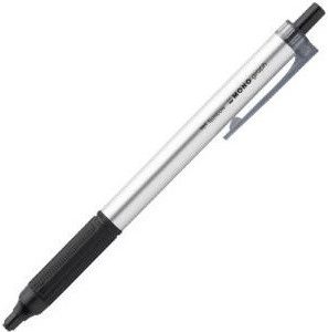 BOLÍGRAFO MONO GRAPH LITE TINTA ACEITE BAJA VISCOSIDAD. CUERPO PLATA. TINTA NEGRA. TOMBOW BC-MGLE04
