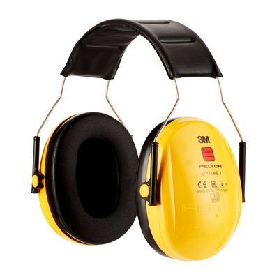 CASCOS OREJERAS ACOLCHADAS CON DIADEMA PROTECCION AUDITIVA PELTOR OPTIME H510A-1 SNR-27DB AMARILLO 3M 7100334982 - Imagen 3