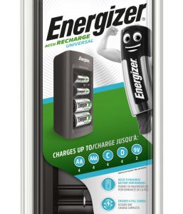 CARGADOR UNIVERSAL PILAS RECARGABLES AA/AAA/C/D/9V ENERGIZER E301335801