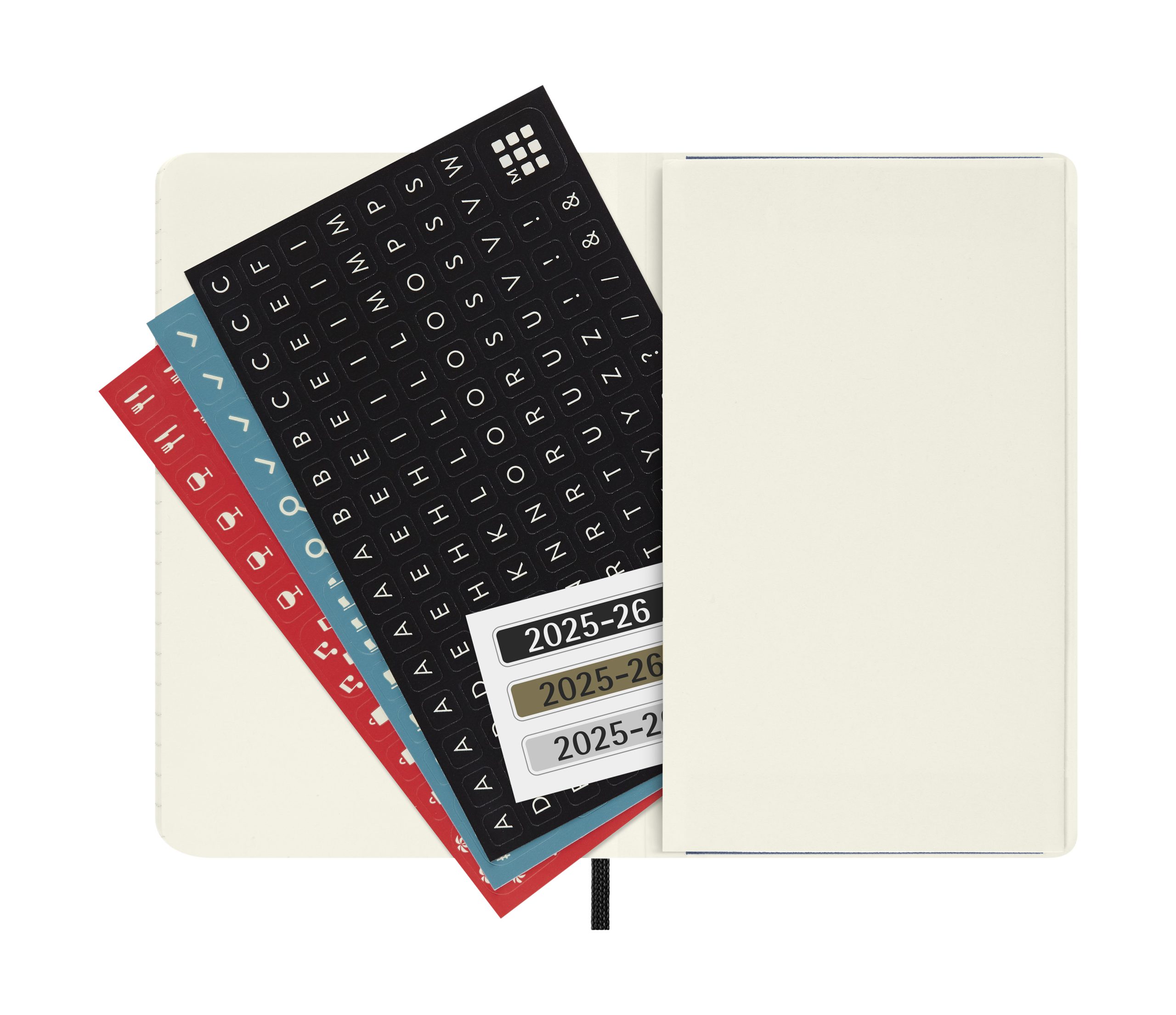 AGENDA 18M 2025-2026 SEMANAL P (9 X 14 CM) NEGRA TAPA BLANDA MOLESKINE DSB18WN2Y26 - Imagen 6