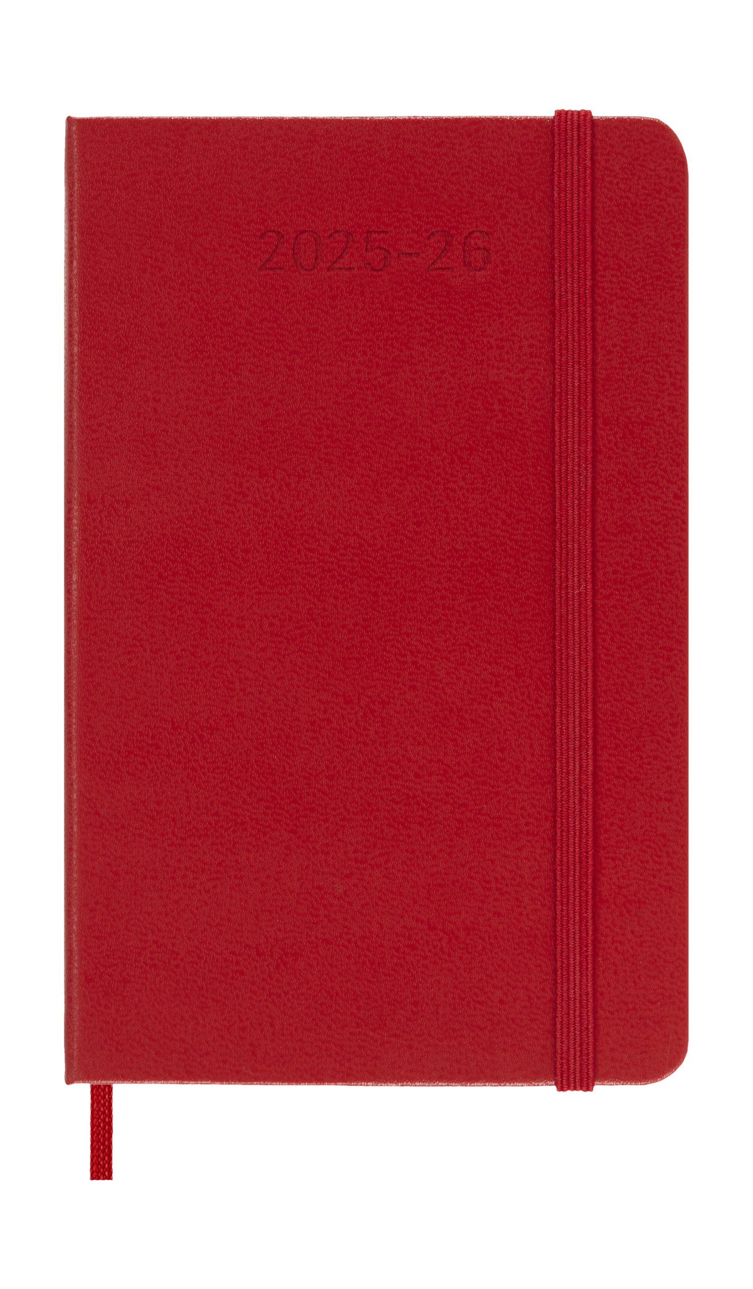 AGENDA 18M 2025-2026 SEMANAL P (9 X 14 CM) ROJO TAPA DURA MOLESKINE DHF218WN2Y26 - Imagen 2