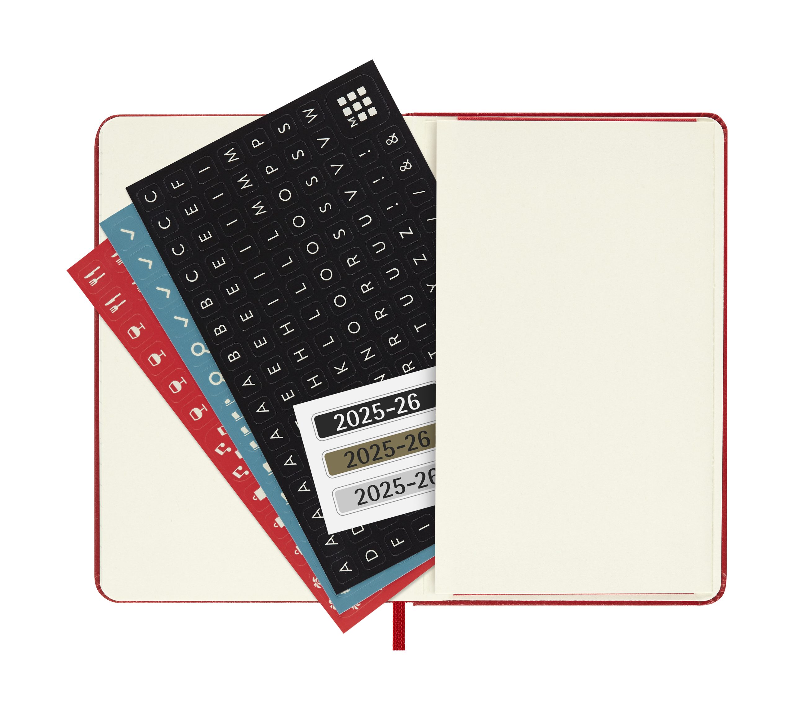 AGENDA 18M 2025-2026 SEMANAL P (9 X 14 CM) ROJO TAPA DURA MOLESKINE DHF218WN2Y26 - Imagen 6
