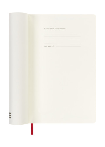 AGENDA 18M 2025-2026 SEMANAL L (13 X 21 CM) ROJO TAPA BLANDA MOLESKINE DSF218WN3Y26 - Imagen 3