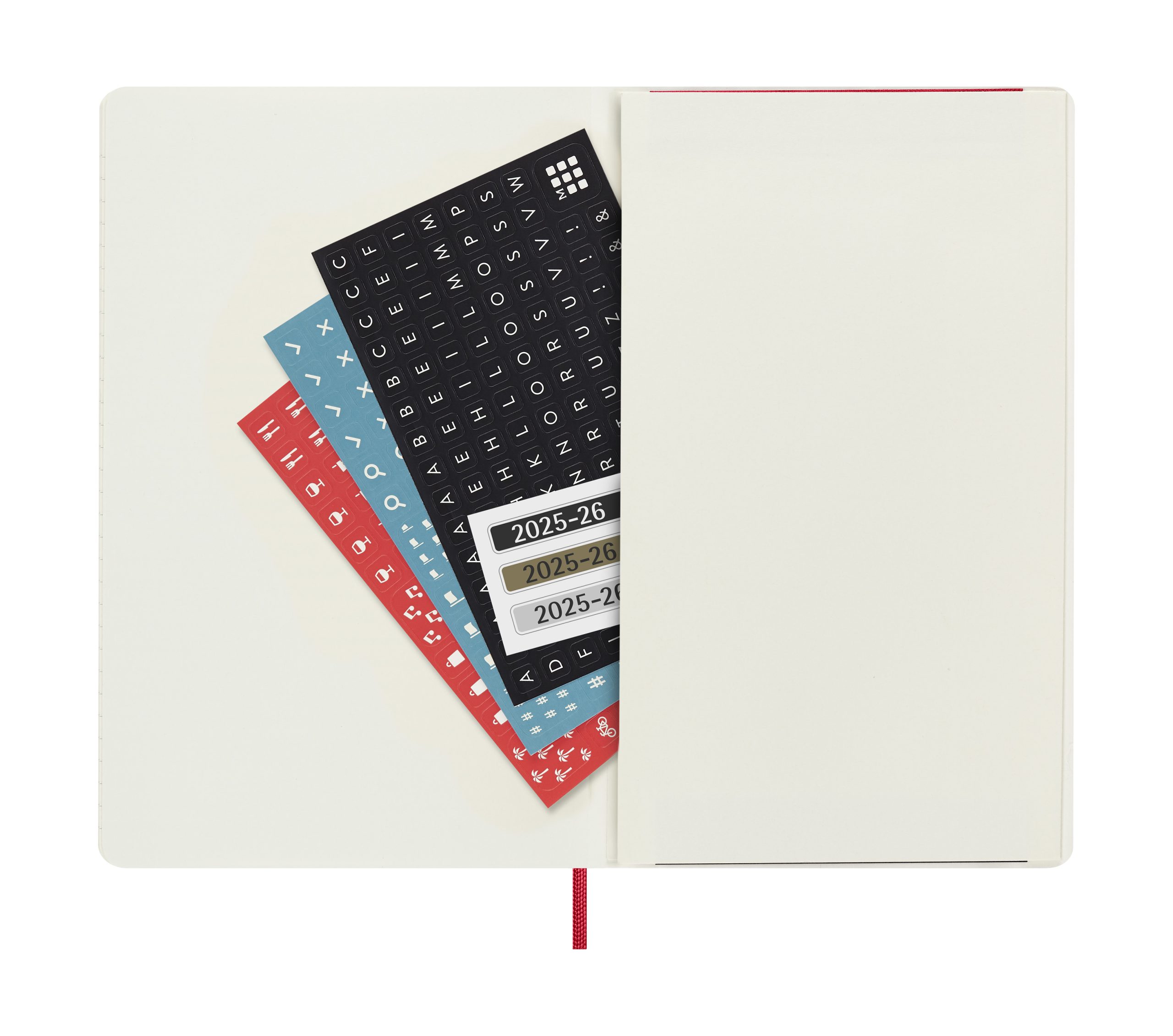 AGENDA 18M 2025-2026 SEMANAL L (13 X 21 CM) ROJO TAPA BLANDA MOLESKINE DSF218WN3Y26 - Imagen 6