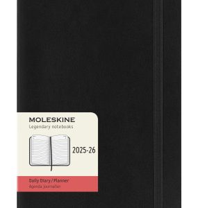 AGENDA 18M 2025-2026 DIARIA L (13 X 21 CM) NEGRA TAPA BLANDA MOLESKINE DSB18DC3Y26