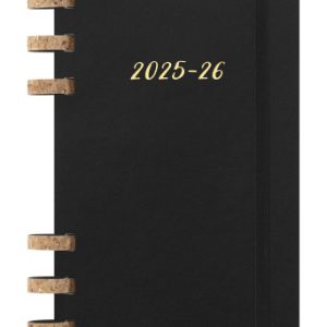 AGENDA 12M 2026 ESPIRAL ACADEMICA L (13 X 21 CM) NEGRA TAPA BLANDA MOLESKINE DSSPB12AMWH3Y26
