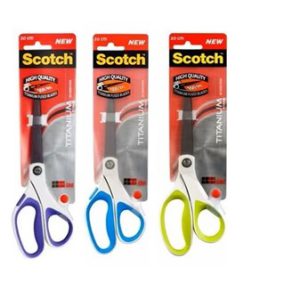 BLISTER TIJERAS DE TITANIO 20CM 1458T-MIX  3M SCOTCH COLORES SURTIDOS 7000081640
