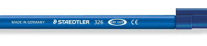 ROTULADOR NORIS PUNTA DE FIBRA 326 COLOR AZUL STAEDTLER 326-3