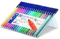 ESTUCHE 20 PIEZAS TRIPLUS COLOR 323 (14+6 DE REGALO)  SURTIDAS STAEDTLER 323 SB20P1