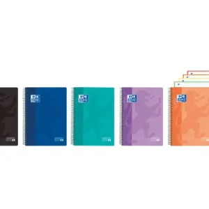 CUADERNO EUROPEANBOOK 4 TAPA PLÁSTICO CLASSIC A5+ 120H VIVOS OXFORD 400196863