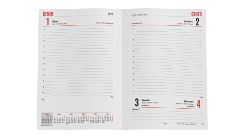 AGENDA 2026 PARIS D/P 15x21 BURDEOS CATALAN INGRAF 356423 - Imagen 2