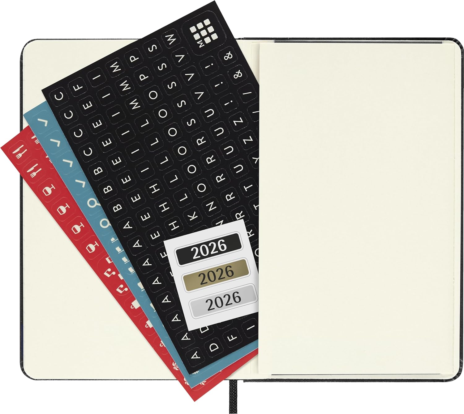 AGENDA 2026 TAPA DURA 12 MESES DIARIA P (9 x 14 CM) NEGRA MOLESKINE DHB12DC2Y26 - Imagen 2