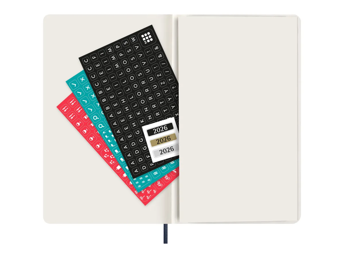 AGENDA 2026 TAPA BLANDA 12 MESES DIARIA L (13 X 21 CM) AZUL ZAFIRO MOLESKINE DSB2012DC3Y26 - Imagen 2