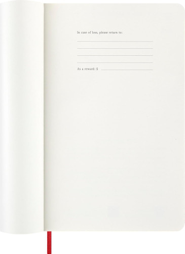 AGENDA 2026 TAPA BLANDA 12 MESES SEMANAL L (13 X 21 CM) ROJO MOLESKINE DSF212WN3Y26 - Imagen 2