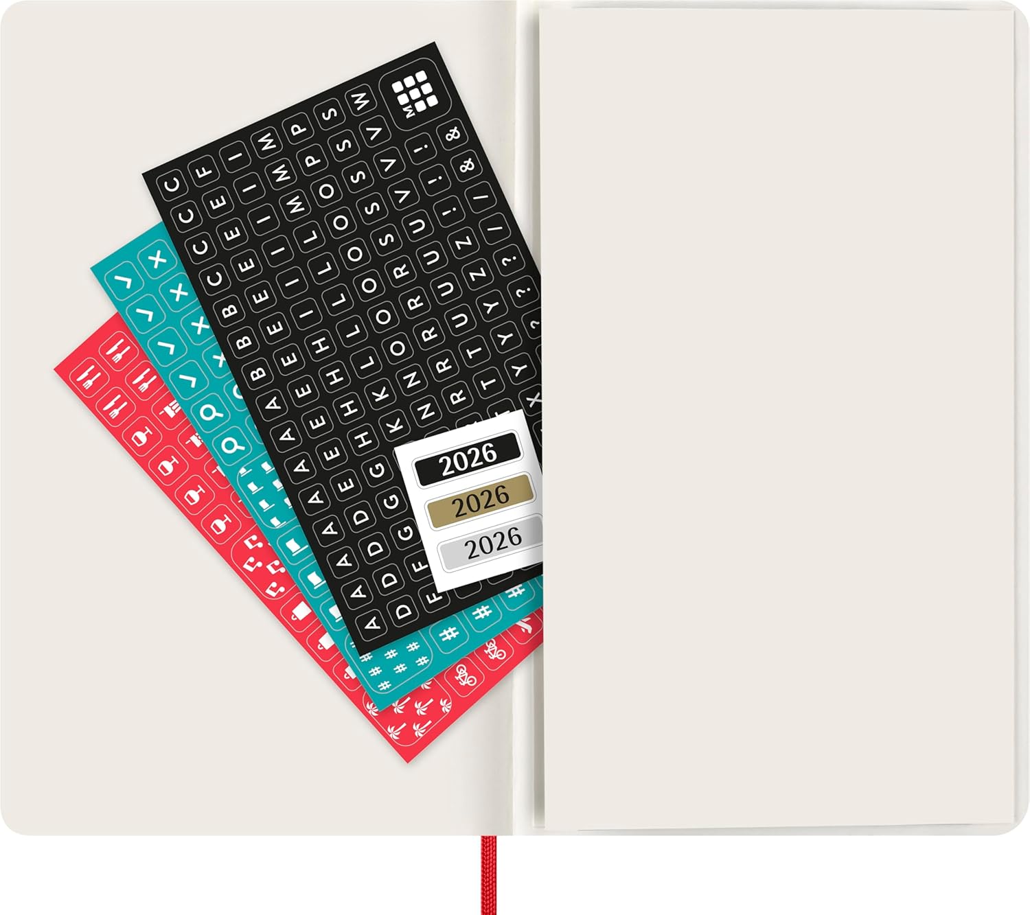AGENDA 2026 TAPA BLANDA 12 MESES SEMANAL L (13 X 21 CM) ROJO MOLESKINE DSF212WN3Y26 - Imagen 5
