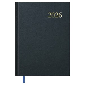 AGENDA 2026 SEGOVIA DÍA PÁGINA 17 X 24 CM. COLOR NEGRO DOHE 12865 - 26