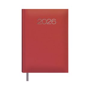 AGENDA 2026 LISBOA DÍA PÁGINA 14 X 20 CM. COLOR ROJO DOHE 11794 - 26