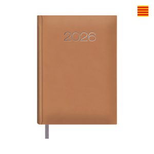 AGENDA 2026 LISBOA DÍA PÁGINA 14 X 20 CM. COLOR CÁMEL CATALAN DOHE 12693 - 26