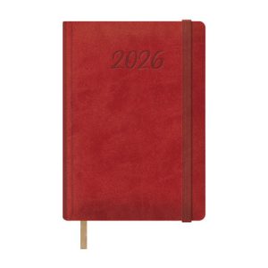 AGENDA 2026 SAMBA DÍA PÁGINA 15 X 21 CM. COLOR ROJAL DOHE 12879 - 26
