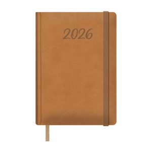 AGENDA 2026 SAMBA DÍA PÁGINA 15 X 21 CM. COLOR CAMEL DOHE 12880 - 26