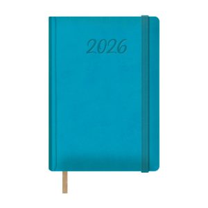 AGENDA 2026 SAMBA DÍA PÁGINA 15 X 21 CM. COLOR TURQUESA DOHE 12882 - 26