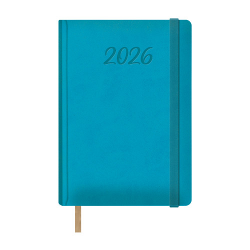 AGENDA 2026 SAMBA DÍA PÁGINA 15 X 21 CM. COLOR TURQUESA DOHE 12882 - 26