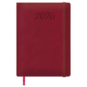 AGENDA 2026 MANAOS DÍA PÁGINA 17 X 24 CM. COLOR BURDEOS DOHE 12755 - 26