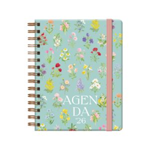 AGENDA 2026 BOTANICAL ESPIRAL SEMANA VISTA 15 X 21 CM. BOUQUET DOHE 13265 - 26