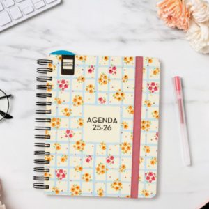 AGENDA DOCENTE 2025-2026 MAGISTRAL DESIGN 4º 155X212 SEMANA VISTA HORIZONTAL FLOWERS+ FINOCAM 533580226