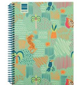 AGENDA ESCOLAR 2025-2026 DIVA 4º 155X212 SEMANA VISTA HORIZONTAL SELVA+ FINOCAM 536140626