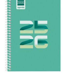 AGENDA ESCOLAR 2025-2026 COOL 8º 120X164 SEMANA VISTA HORIZONTAL VERDE+ FINOCAM 645000926