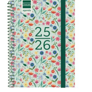 AGENDA ESCOLAR 2025-2026 SECUNDARIA 8º 120X164 SEMANA VISTA HORIZONTAL FIORI+ FINOCAM 634224926