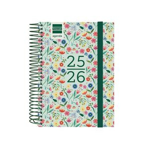AGENDA ESCOLAR 2025-2026 SECUNDARIA 8º 120X164 1DIA PAGINA FIORI+ FINOCAM 634264926