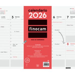 VADE 2026 ENCOLADO SEMANA VISTA VERTICAL 420X310MM FINOCAM 780240026