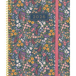 AGENDA 2026 TRENDY DESIGN E10 155X212MM SEMANA VISTA HORIZONTAL FLORA FINOCAM 742233026